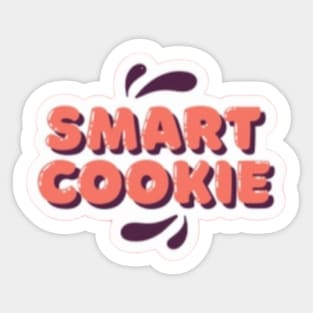 Smart cookie Sticker